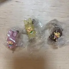 モンチッチ めじるしアクセサリー　3個セット カプセルトイ 3体セット