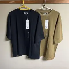 UNIQLO エアリズム コットン オーバーサイズ Tシャツ 5分袖 半袖