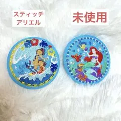 アリエル・リロ・アンド・スティッチ刺繍ピンバッジセット