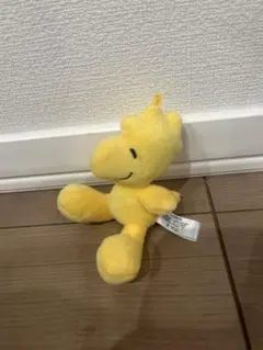スヌーピー ぬいぐるみ 黄色　ウッドストック