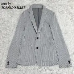 【美品】 TORNADO MART 春夏ニットジャケット M グレーのサムネイル