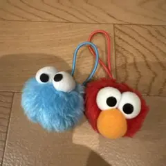 USJ エルモ&クッキーモンスター　ヘアゴム2個セット