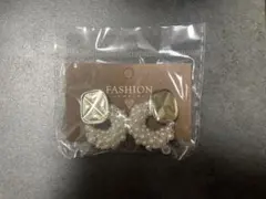 ピアス　ゴールド　パール