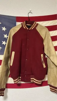 golden Bear 赤スタジャン 美品 sizeM - メルカリ