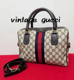 美品 極希少！gucci シェリーライン ショルダーバッグ オールドグッチ
