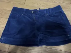 ネイビー ショートパンツ コーデュロイ Mサイズ
