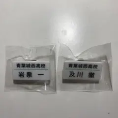 ハイキュー‼︎ 頂ストア 名札クリップ 及川徹 岩泉一