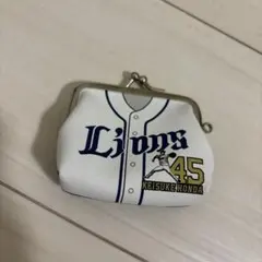 埼玉西武ライオンズ 本田圭佑選手　45 がま口 コインケース