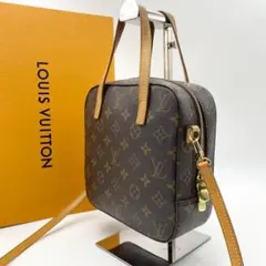 【鑑定済】ルイヴィトン スポンティーニ モノグラム ショルダーバッグ 2way