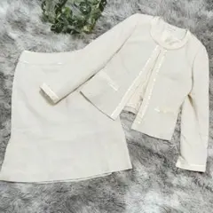 Style com 東京スタイル スーツ セットアップ ウール混9 Mアイボリー