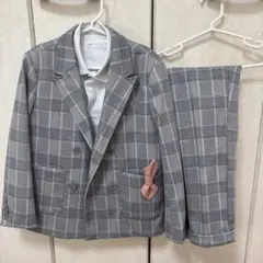 ZARA キッズ フォーマル セットアップ チェック柄