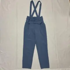 CECIL McBEEサスペンダー付きパンツ ブルー系 M