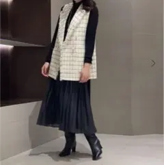 セオリーリュクス ツイードノーカラーコート38 - メルカリ