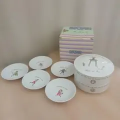 たち吉 デザート食器 小皿5枚 蓋含め合計8点セット ミニパーティセットのサムネイル