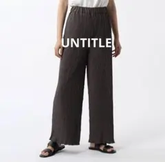 UNTITLE プリーツパンツのサムネイル