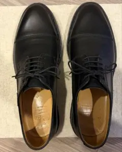 極美品】オリエンタル バイロン2 BLACK プレーントゥ メンズ26.0