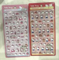【正規品】ハローキティボンボンドロップシールミニ　２枚セット
