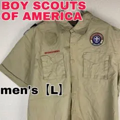 Z185【BOY SCOUTS OF AMERICA】半袖シャツ【メンズL】