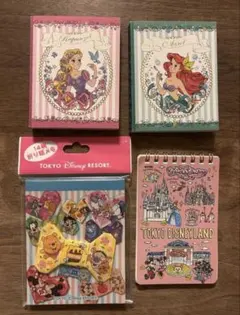ディズニーランド、ディズニーシー　メモ用紙セット