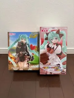 初音ミク×チロルチョコ、Fashion フィギュア Outdoor 2点
