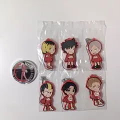 ハイキュー！！ 孤爪研磨 マスコット 缶バッジ ラバーストラップ 一番くじ ハイキュー！！ 孤爪研磨 マスコット 缶バッジ ラバーストラップ