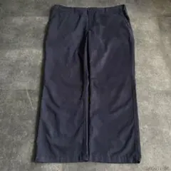 90s バギーパンツ ネイビー系 極太ワイドワークパンツ