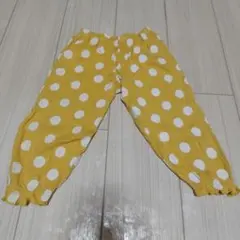 イエロー 水玉模様 パンツ　95cm