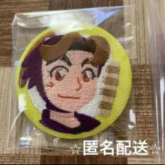 忍たま乱太郎　刺しゅう缶バッジ　田村三木ヱ門