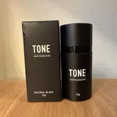【新品】【大容量22g】TONE ヘアファンデーション （ナチュラルブラック)のサムネイル