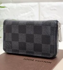 【美品】鑑定済 ルイヴィトン ダミエ・グラフィット ジッピー コインパース