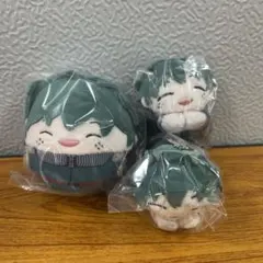 僕のヒーローアカデミア　緑谷出久　ぬいぐるみ　マスコット　3点セット