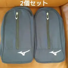 【2個セット】Mizuno ボディバッグ ワンショルダー　キッズ　ネイビー
