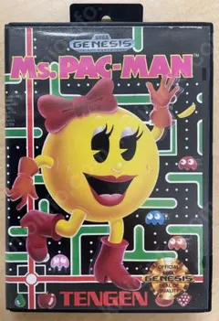 Ms.PAC-MAN「ミズ・パックマン」【中古美品・完品・Genesis北米版】