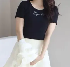Tシャツ　ラインストーン