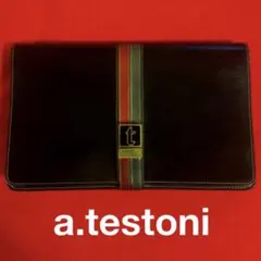［a.testoni］本革クラッチバックのサムネイル