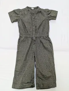 GAP カーキ色 オーバーオール 花柄 オールインワン 105cm