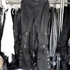 BLACK PEACE NOW bondage pants