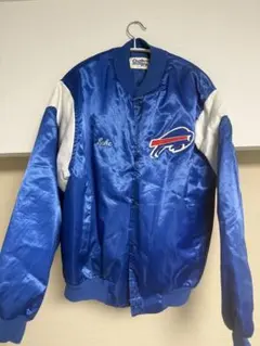 NFL マイアミドルフィンズ　ナイロン　スタジャン USA製 ☆超美品！スターターNFLマイアミ・ドルフィンズナイロンスタジャンL