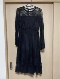 ナイスクラップ レースワンピース ブラック Fサイズ