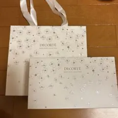 DECORTÉ クリスマスコフレ ショッパー 箱 コスメデコルテ ギフト 袋