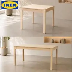 IKEA イケア INGO インゴ ダイニングテーブル 120×75 パイン材 - メルカリ