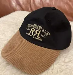 RRL cap Ranch ロゴ ツイル キャップ 黒 ダブルアールエル - メルカリ