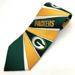 新品 NFL ネクタイ PACKERS グリーンベイパッカーズ 古着 総柄 総柄