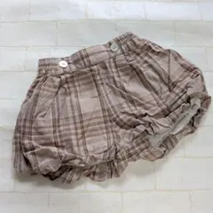 tete a tete チェック柄 かぼちゃパンツ 90