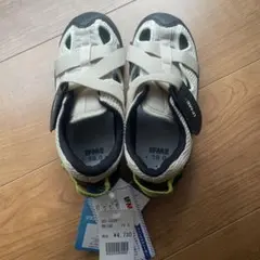 イフミキッズ水陸両用サンダル ベージュ 19cm