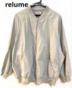 ジャーナルスタンダード ウォッシャブルナイロンタッサー MA-1 ベージュ