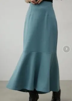 AZUL BY MOUSSY B-HEATマーメイドスカート ライトブルー