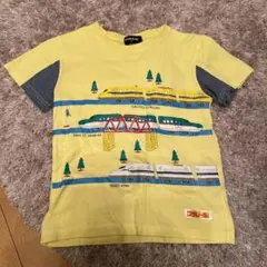 klädkåp プラレールコラボ 電車イラスト Tシャツ 110