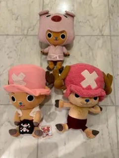 ONE PIECE 非売品 チョッパー ぬいぐるみ 約30cmサイズ 3つセット
