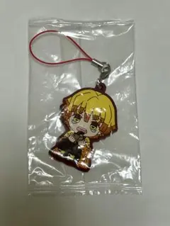 鬼滅の刃　ラバーキーホルダー　【善逸】